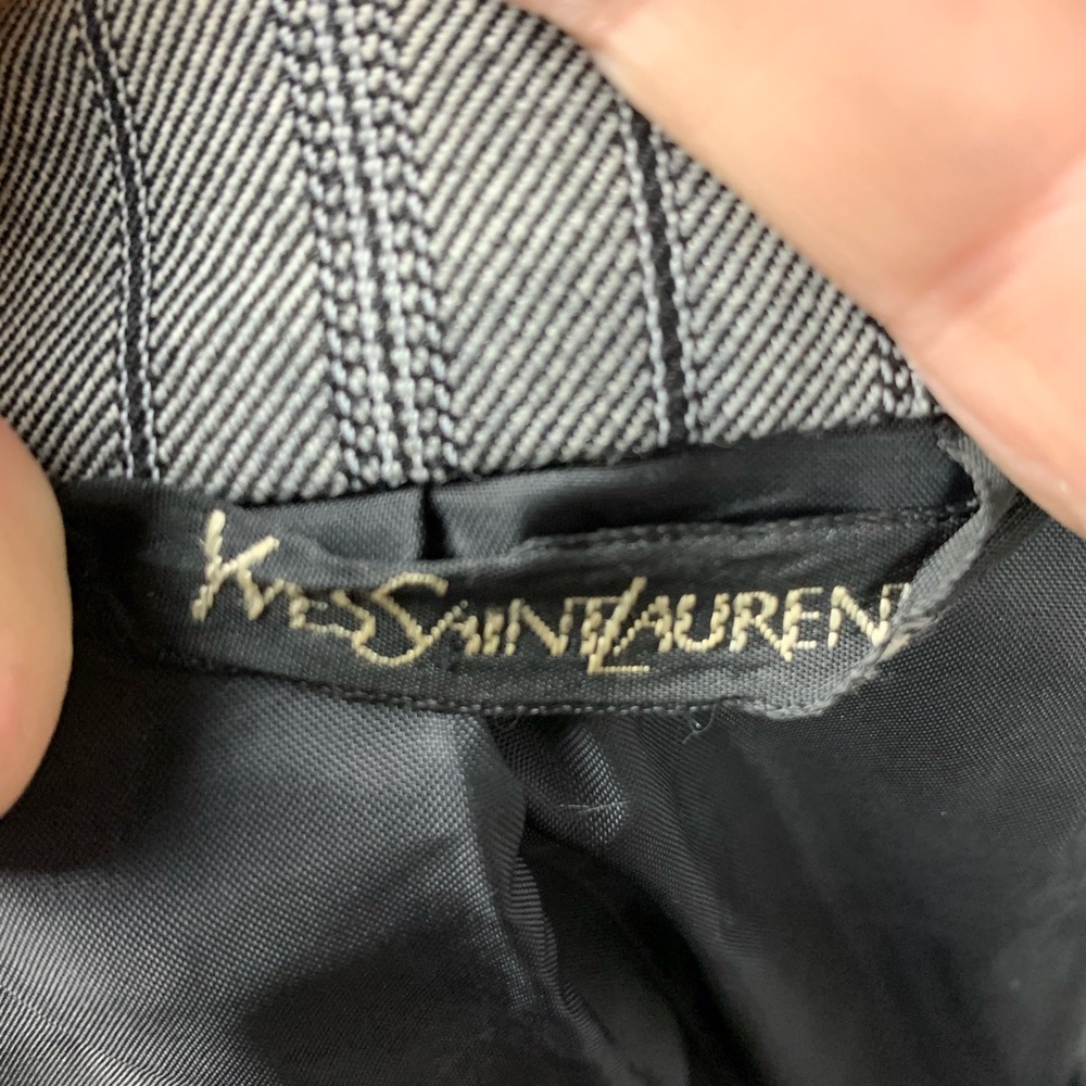 Vintage long tailored Yves Saintt Laurent jacket - Picture 7 of 7